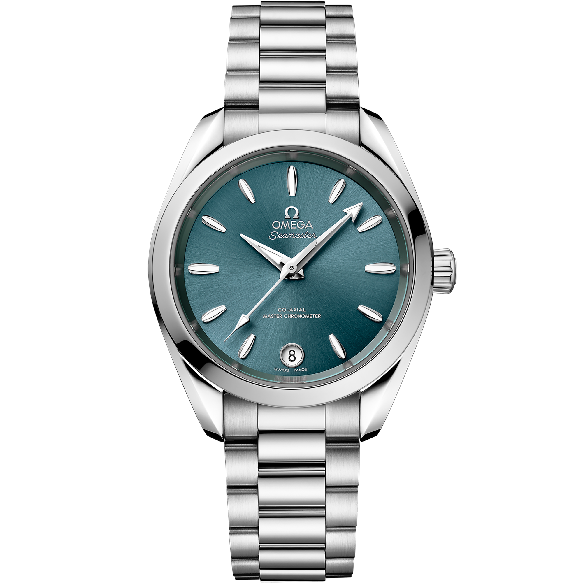 Barmakian Omega Seamaster Aqua Terra Shades 34mm steel on steel