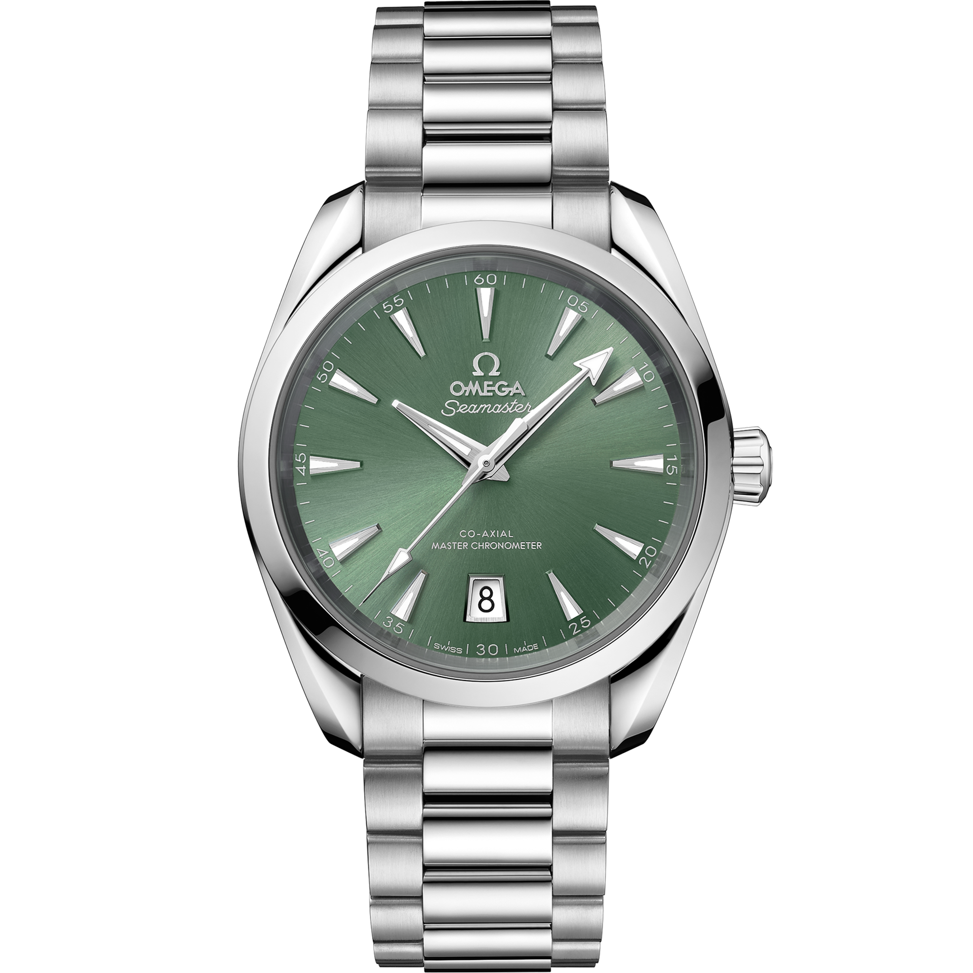 Barmakian Omega Seamaster Aqua Terra Shades 38mm steel on steel