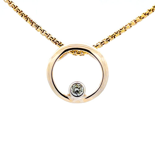 Tom Kruskal Diamond Circle Necklace