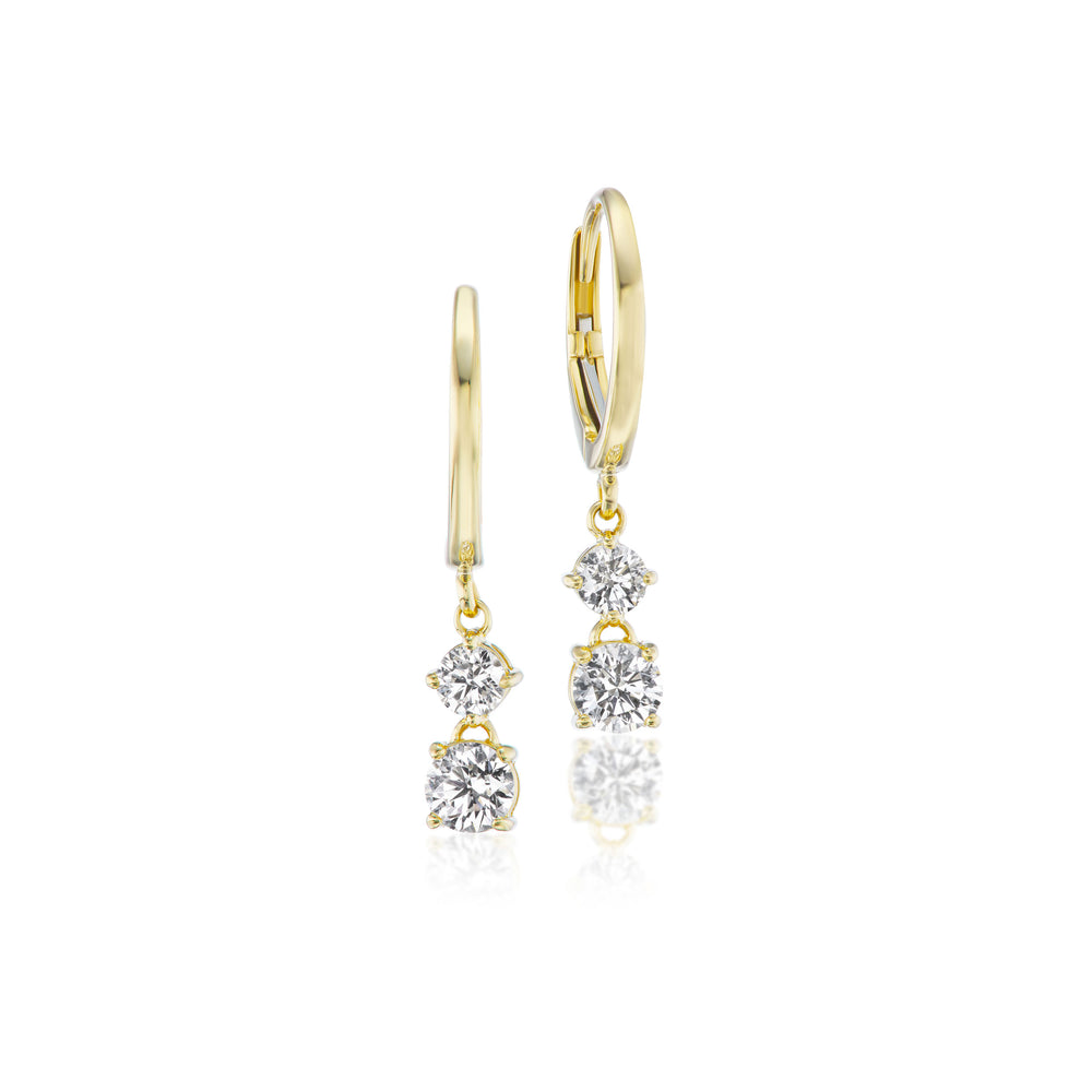 Diamond Drop Earrings