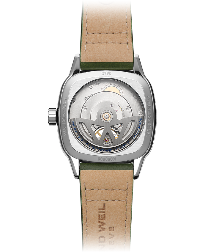 Freelancer Calibre RW1212 Men’s Automatic Green Leather Strap Watch