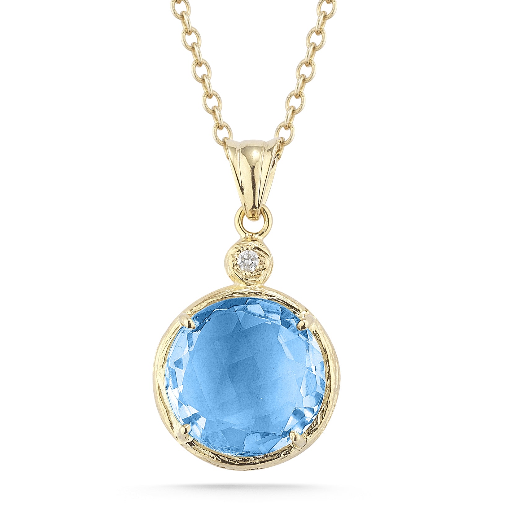 I. Reiss Blue Topaz Pendant