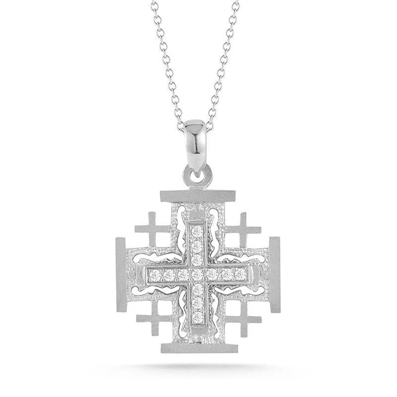 I. Reiss Jerusalem Cross Pendant