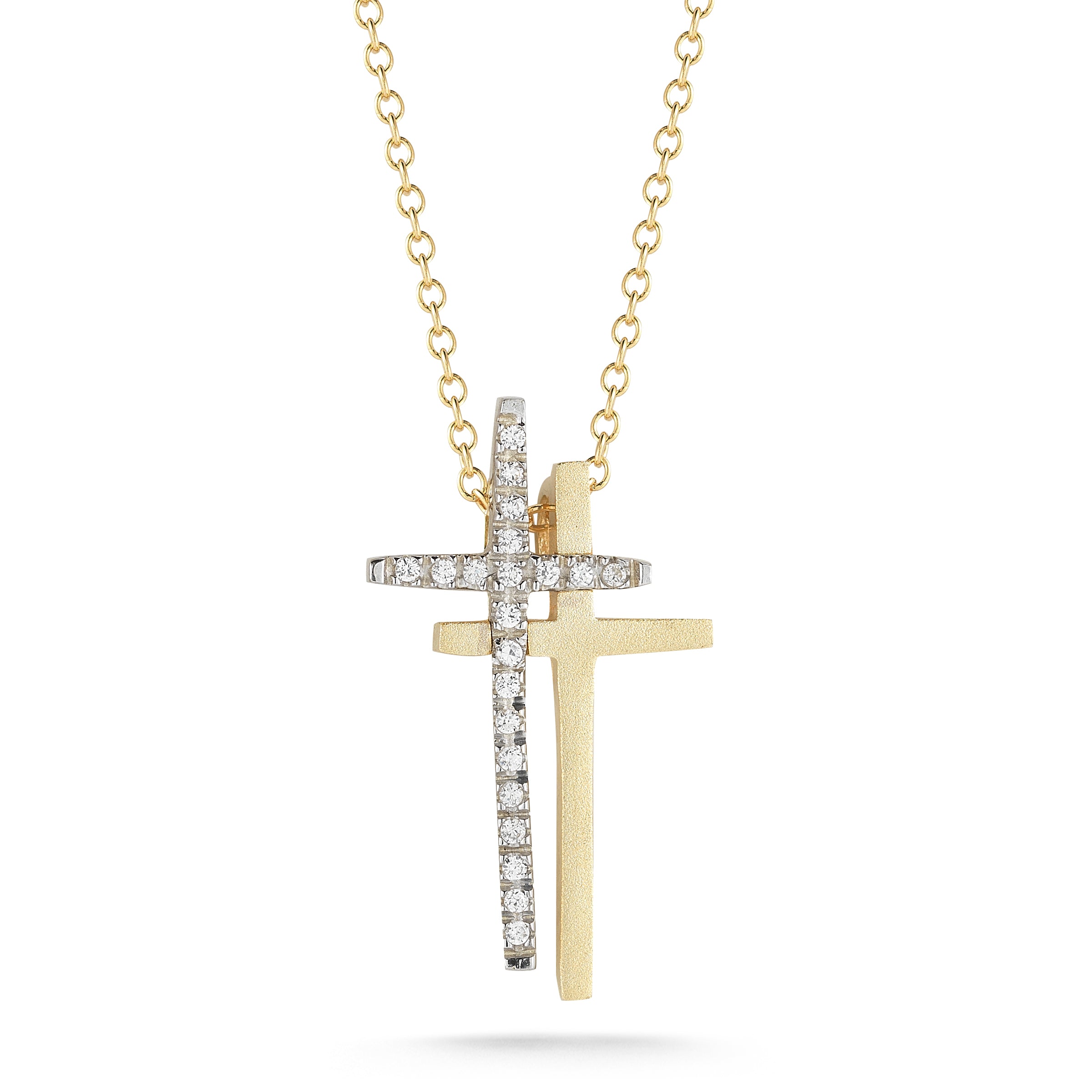 I. Reiss Diamond Cross Pendant