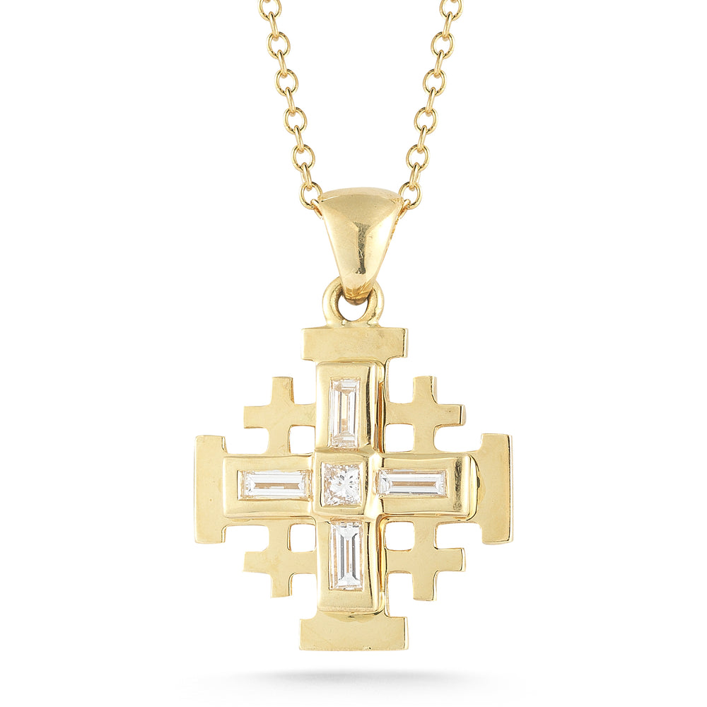 I. Reiss Jerusalem Cross Pendant