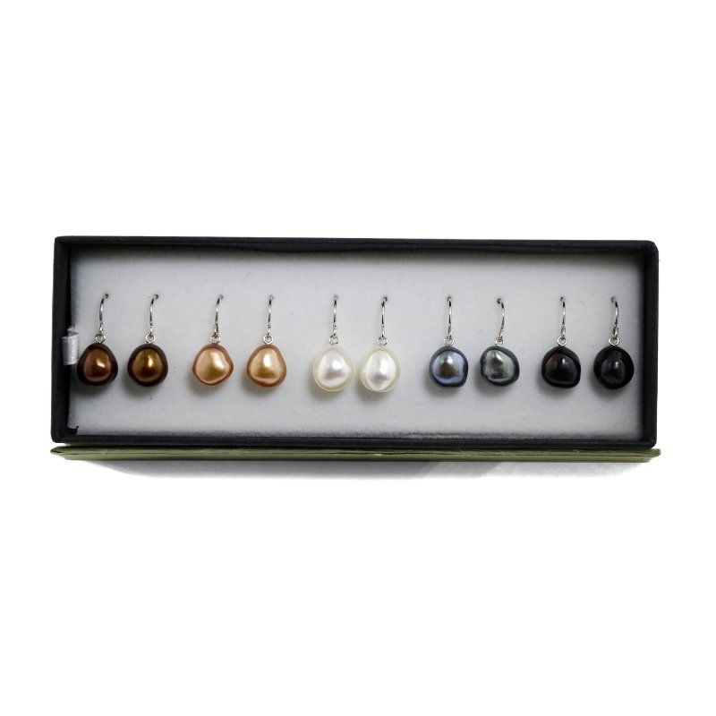 Honora Colored Freshwater Pearl Drop Earring Set