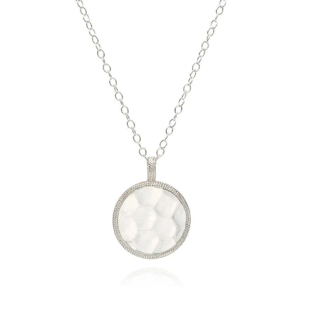 Anna Beck Hammered Pendant Necklace