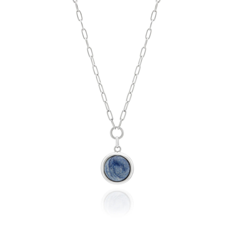 Anna Beck Medium Dumortierite Pendant Necklace