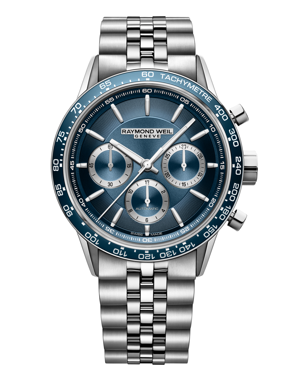 Freelancer Men's Automatic Chronograph Blue Dial Watch