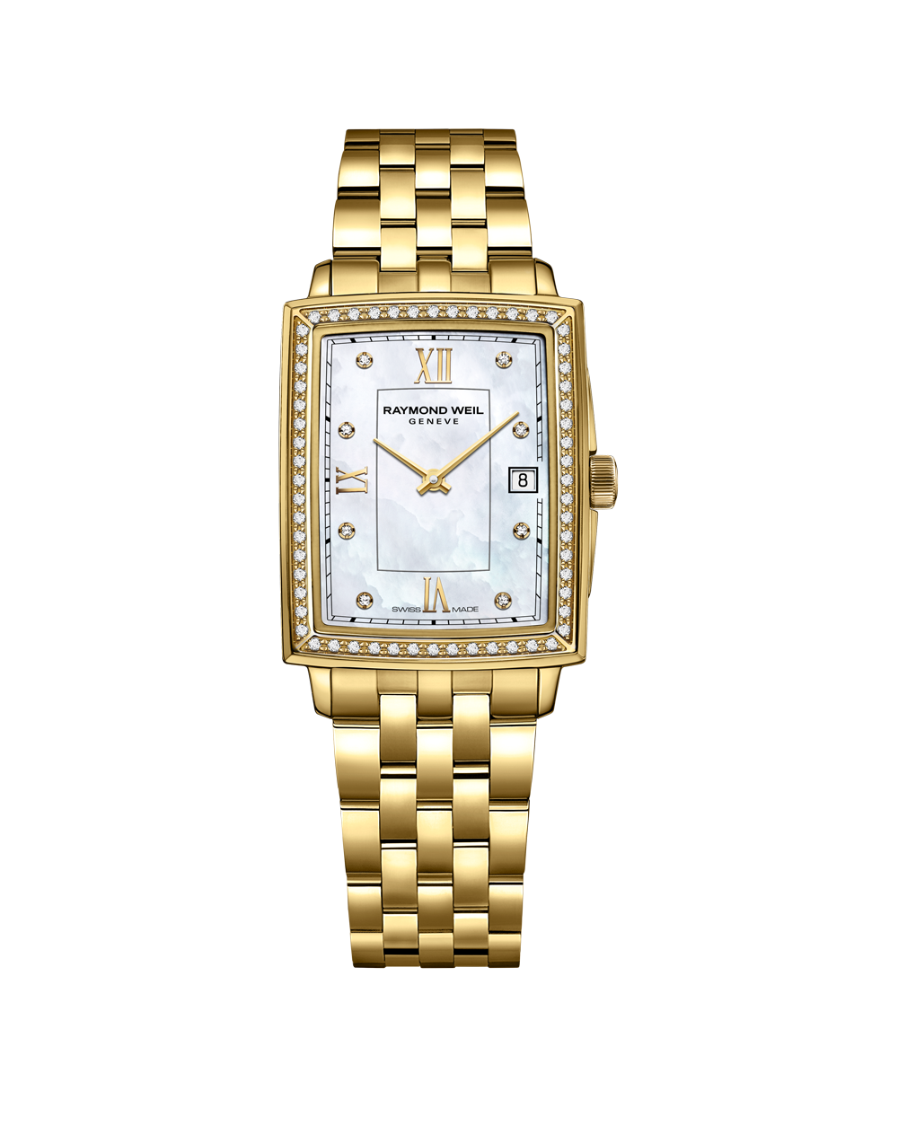 Toccata Ladies Gold Diamond Quartz Mother of Pearl Dial Watch