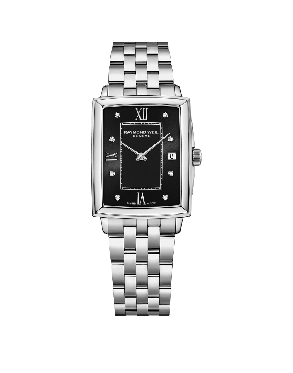 Toccata Ladies Black Dial Diamond Bracelet Watch