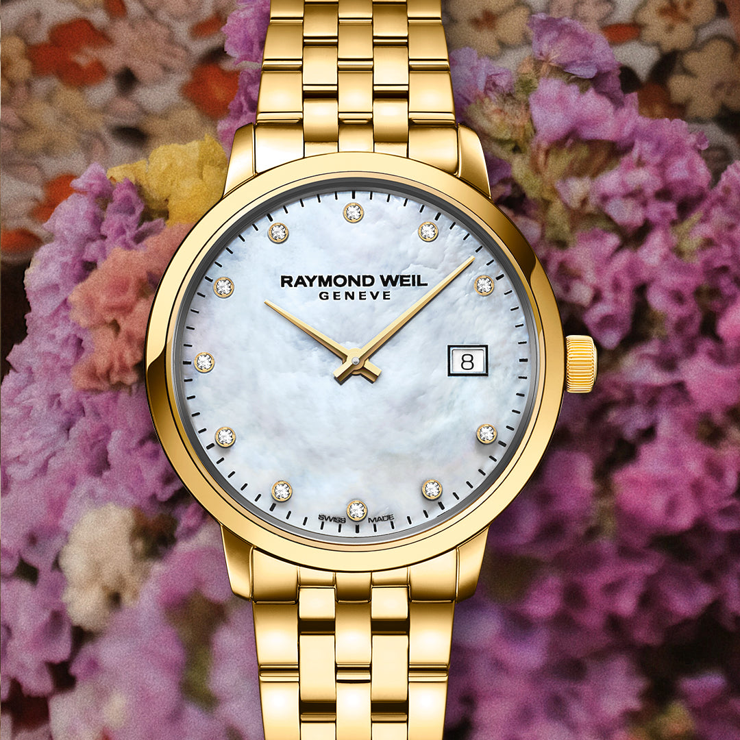 Toccata Classic Ladies Gold Diamond Steel Watch