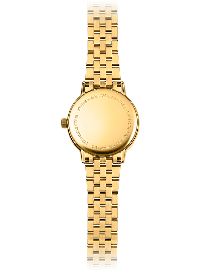 Toccata Classic Ladies Gold Diamond Steel Watch