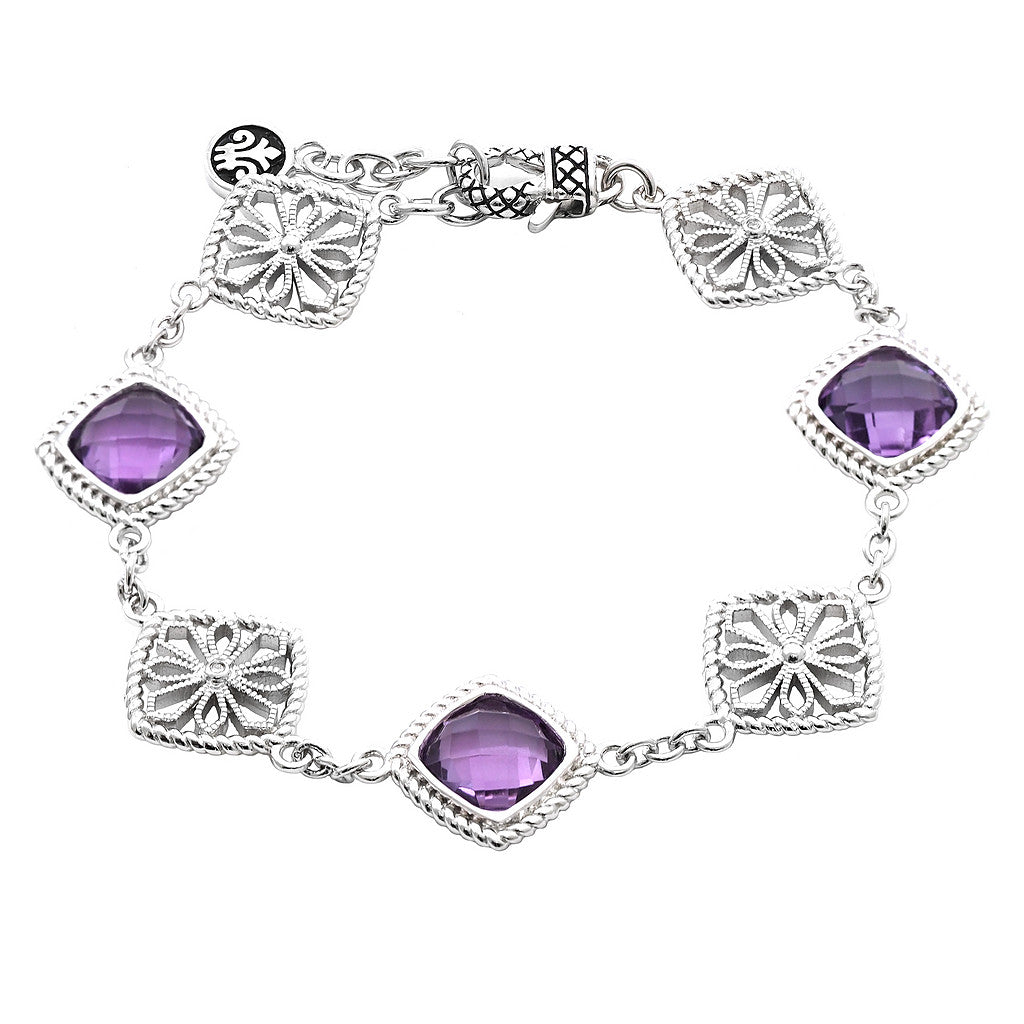 Andrea Candela Amethyst Bracelet