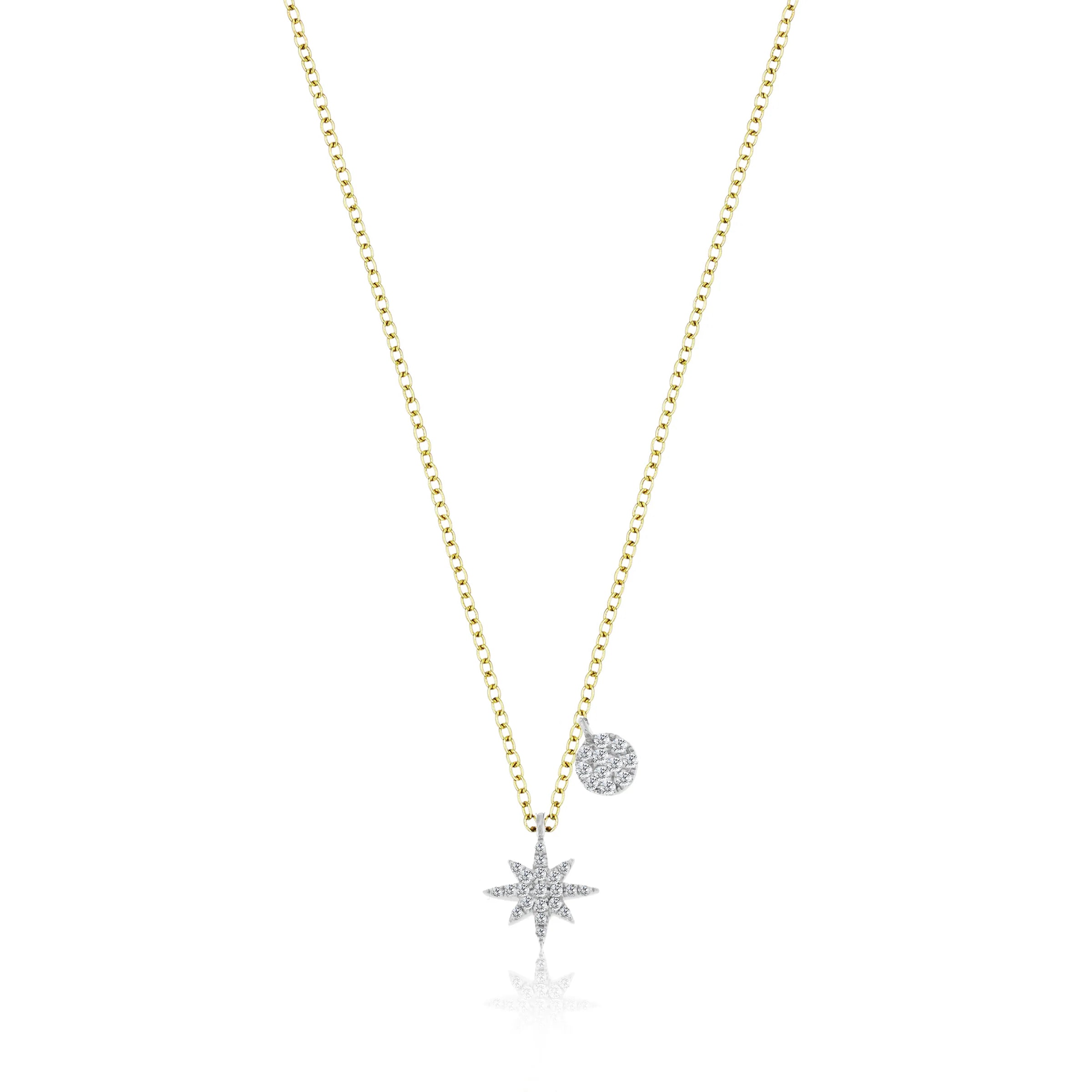 Meira T Starburst Diamond Necklace