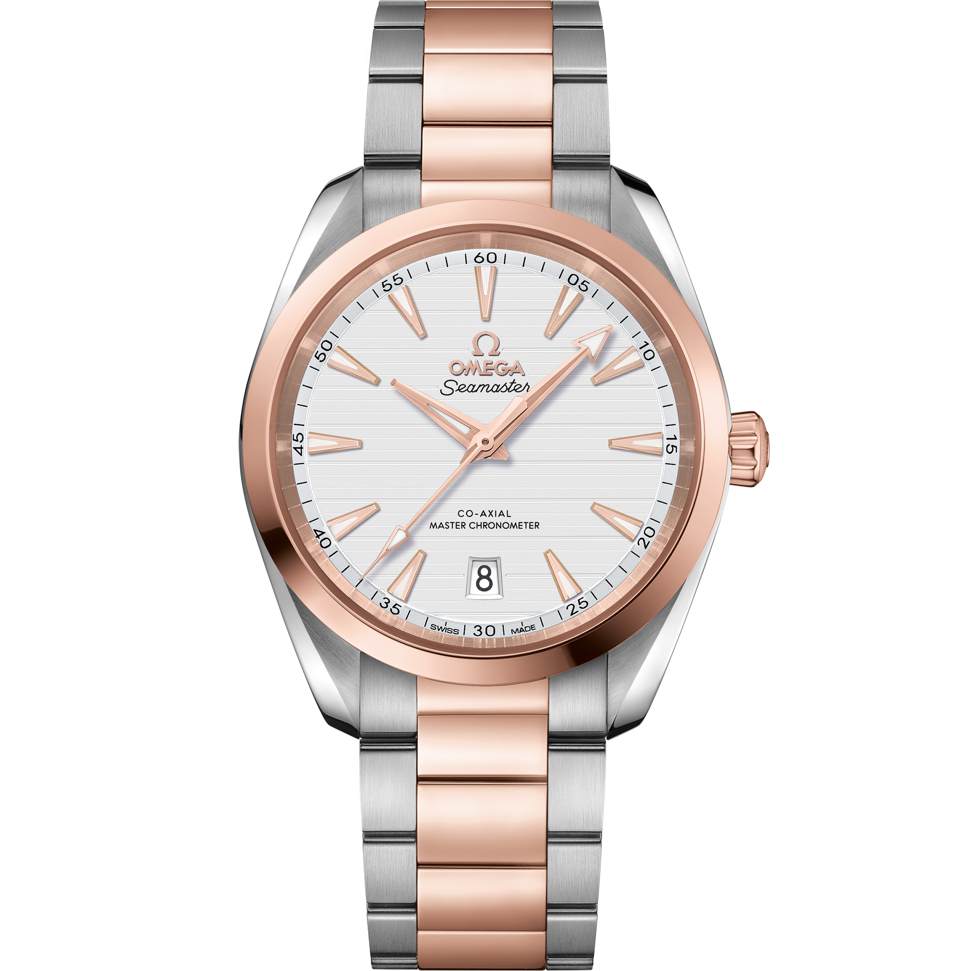 Omega Seamaster Aqua Terra 150M 38mm steel - Sedna™ gold on steel - Sedna™ gold