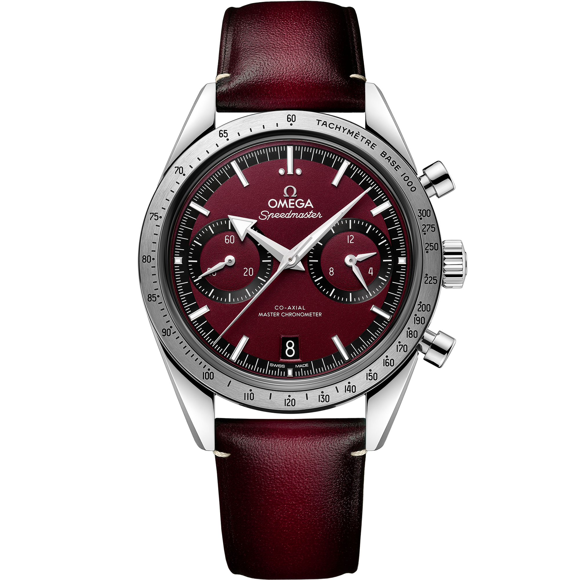 Omega Speedmaster '57 40.5mm steel on leather strap