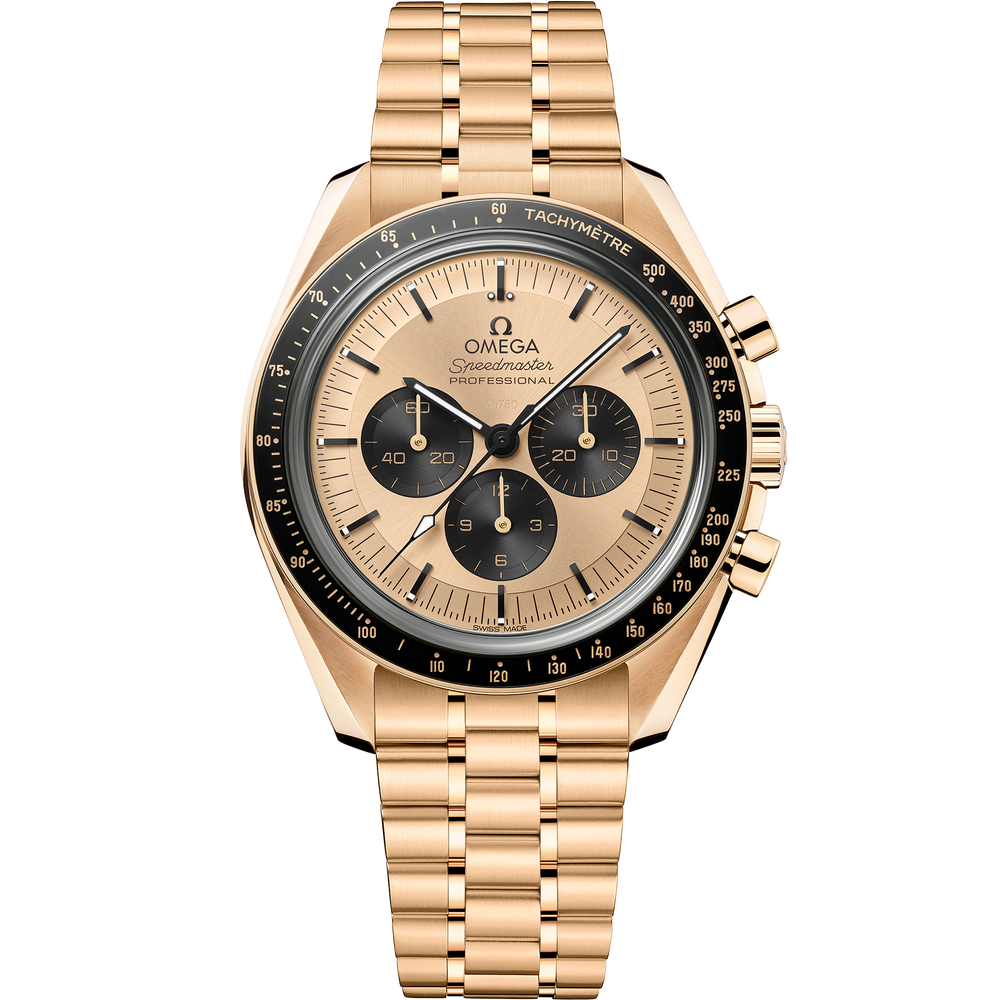 Omega Speedmaster Moonwatch Professional 42mm Moonshine™ gold on Moonshine™ gold