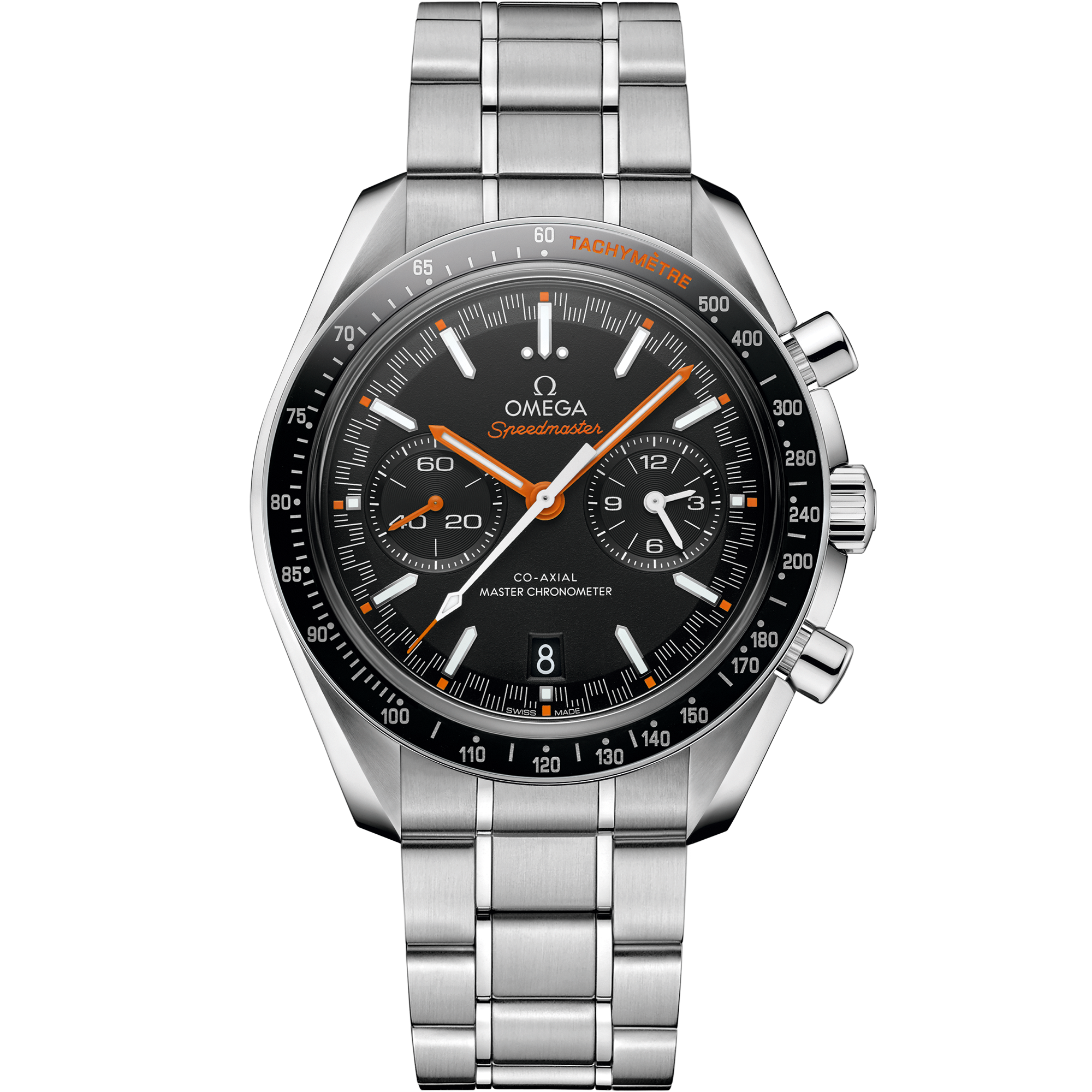 Omega Speedmaster Racing 44.25mm steel on steel