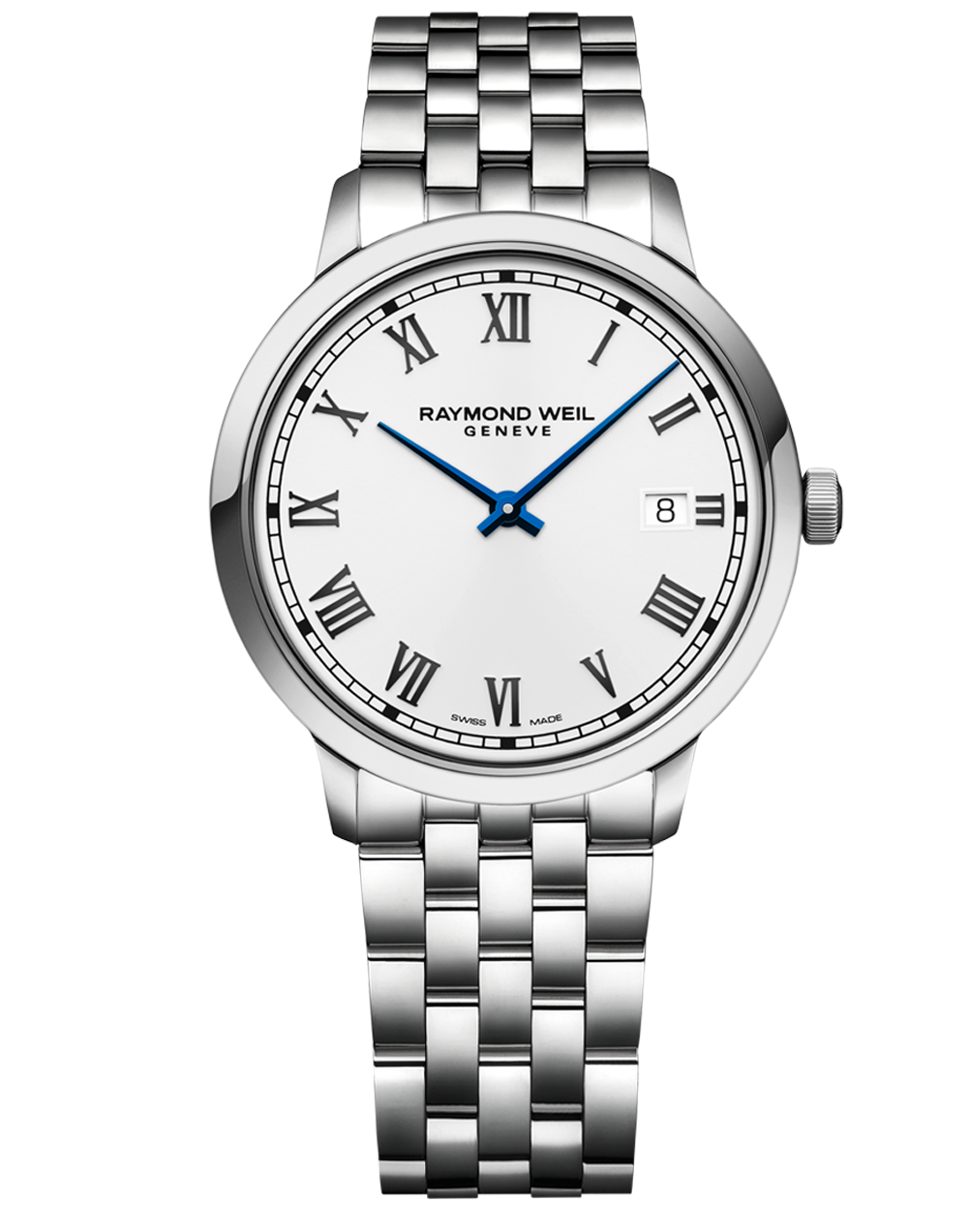 Toccata Men's Classic White Dial Stainless Steel Quartz Watch