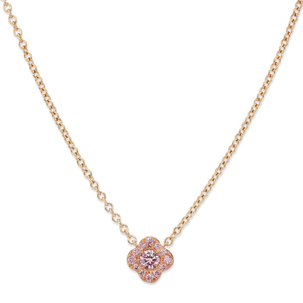 Pink Diamond Pendant Necklace — All The Brilliants