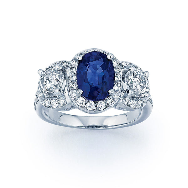Barmakian | Sapphire and Diamond Ring | Barmakian Jewelers