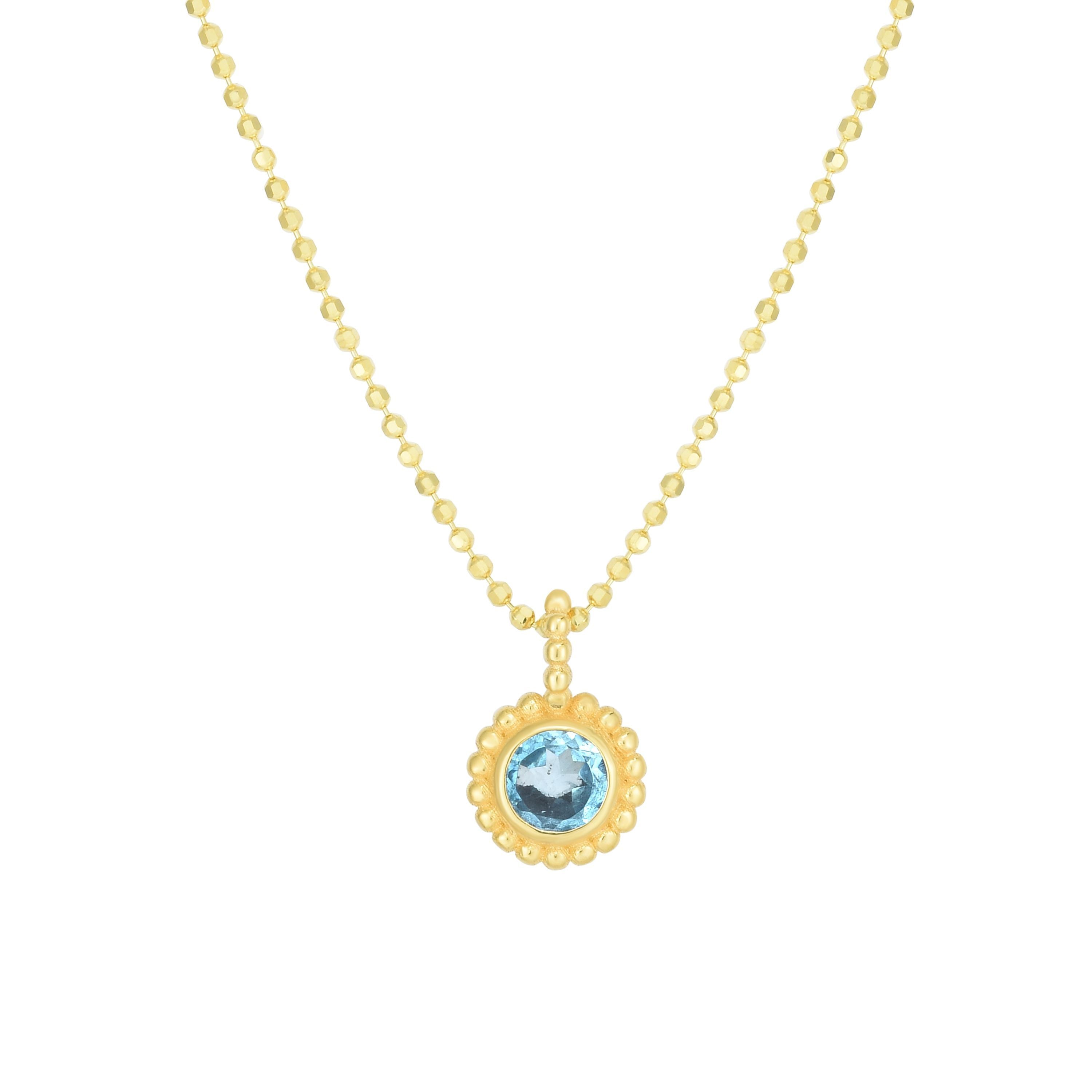 Phillip gavriel blue topaz shop necklace