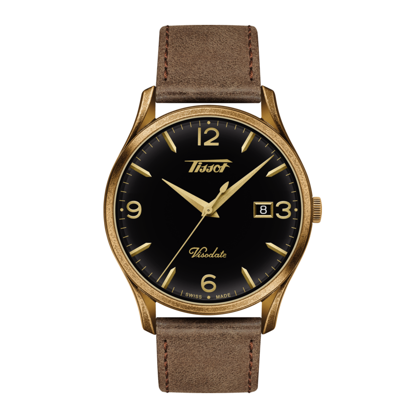 Tissot visodate clearance gold