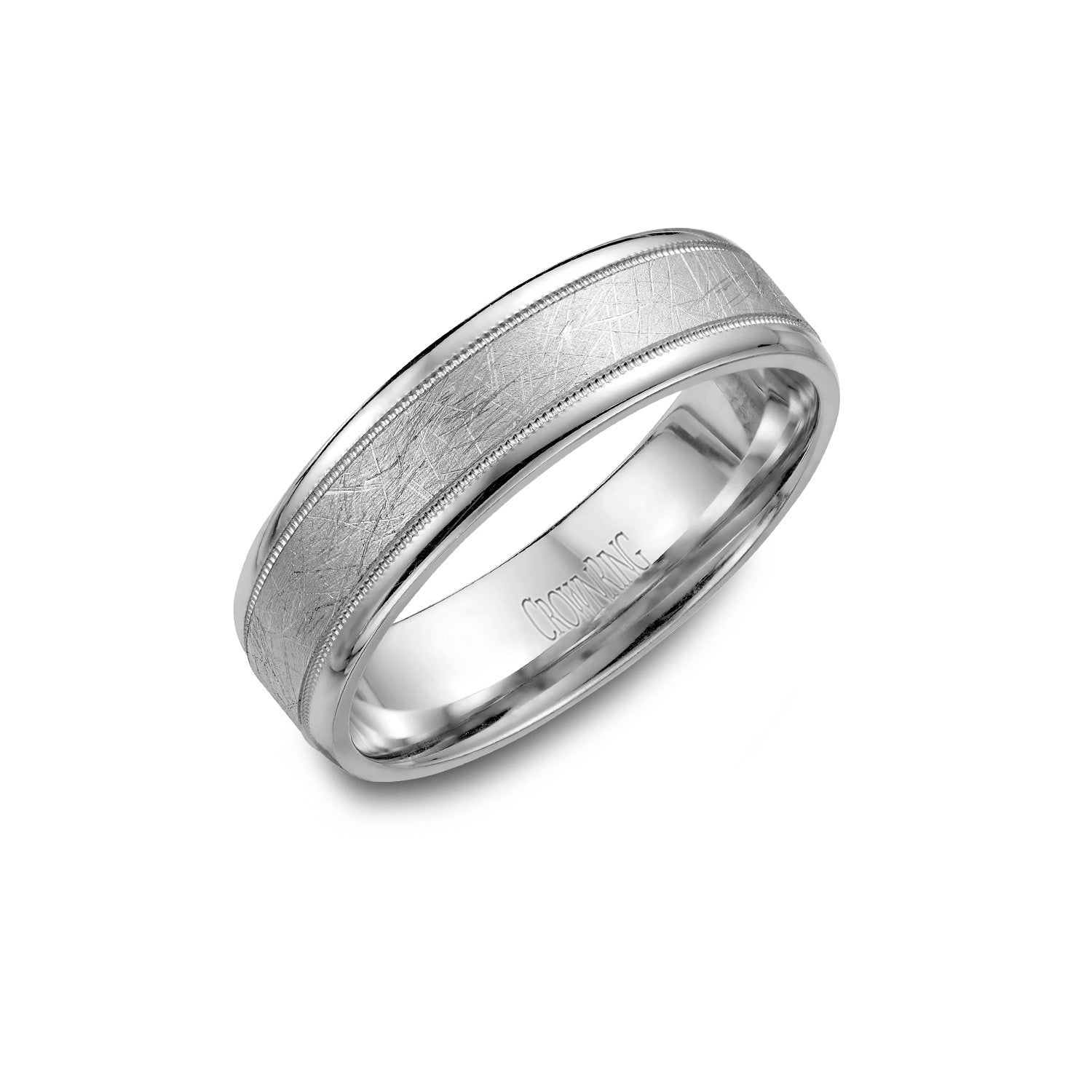 Crown ring mens wedding on sale bands