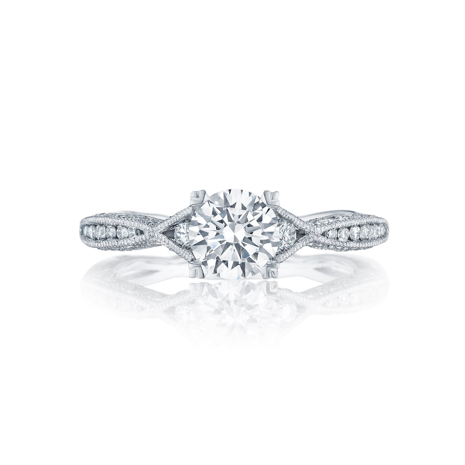 Tacori classic crescent hot sale wedding band